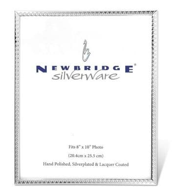 Newbridge Silverware Frame 8x10 Decorative Edge