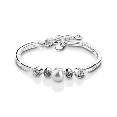 Newbridge Silverware Grace Kelly Bracelet with Pearl