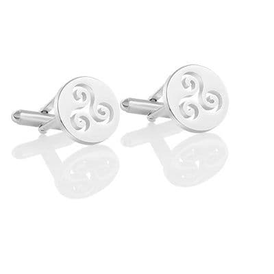 Newbridge Silverware Kells Triskele Cufflinks