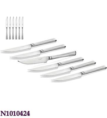 Newbridge Silverware Nova 6 Piece Steak Knife Gift Pack