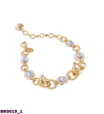 Newbridge silverware Tiger Head Bracelet