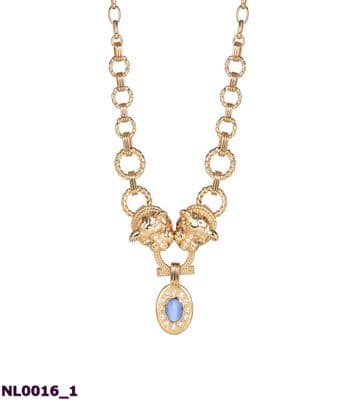 Newbridge silverware Tiger Head Necklace