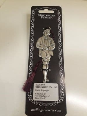 Oscar Wilde Pewter Bookmark
