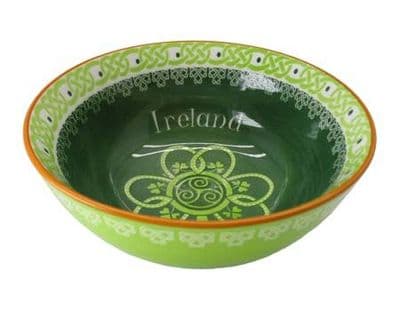 Shamrock Spiral Bowl 5.5