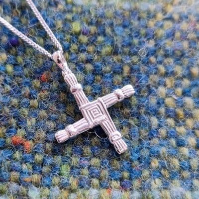 St. Brigid's Cross Pendant Sterling Silver