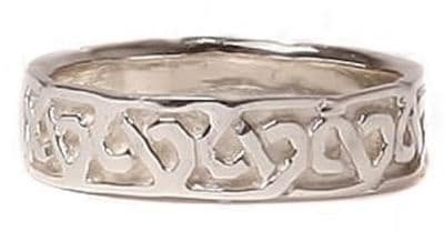 Sterling Silver Lover's Celtic Knot Ring