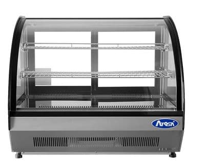 Atosa WSY125L Counter Top Curved Display Chiller 125 Litre (Promotion Price)