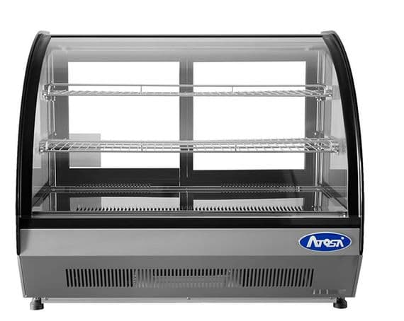 Atosa WSY125L Counter Top Curved Display Chiller 125 Litre (Promotion Price)