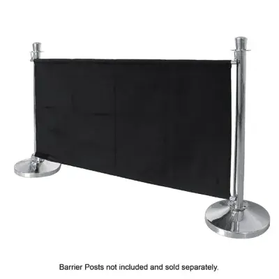 Black Canvas Barrier