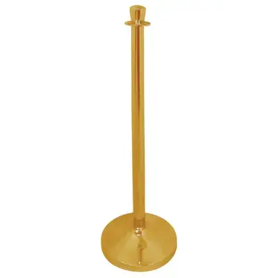 Brass Plated Barrier Post