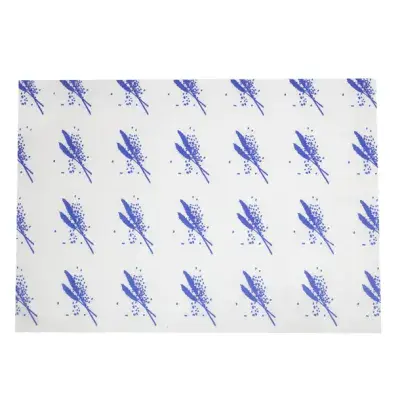 Burger Wrapping Paper Sheets Blue 245 x 300mm (Pack of 1000)