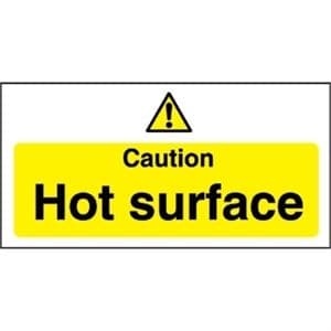 Caution Hot Surface Sign