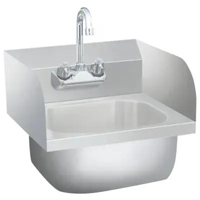 Commercial Hand Wash Sink with Tap Stainless Steel