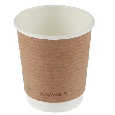 Compostable Cup Double Wall  8oz - 500's