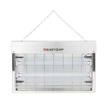Eazyzap Energy Efficient Stainless Steel LED Fly Killer 100m²