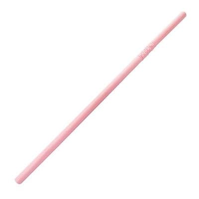 Fiesta Compostable Bendy Paper Straws Pink (Pack of 250)
