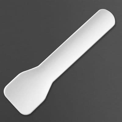 Fiesta Compostable Paper Ice Cream Spoons 95mm (Pack of 100)