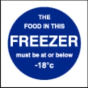 Food In This Freezer Sign