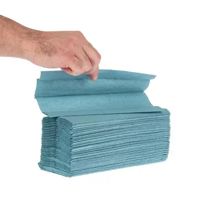 Hand Towel C-Fold 1 ply Blue 2640's