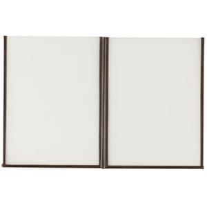 Menu Holder Clear Double