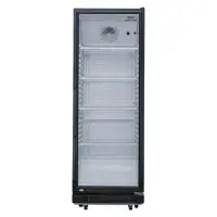 Nisbets Essentials Upright Display Cooler Black - 346Ltr