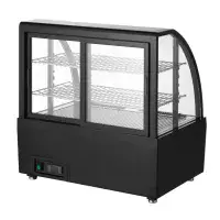 Polar C-Series Countertop Food Display Fridge 100Ltr Black
