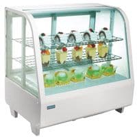 Polar C-Series Countertop Food Display Fridge 100Ltr White