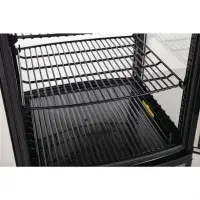 Polar C-Series Energy Efficient Curved Door Display Fridge Black 86Ltr