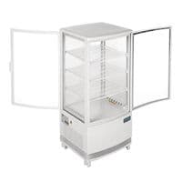 Polar C-Series Energy Efficient Curved Door Display Fridge White 86Ltr