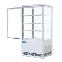 Polar C-Series Energy Efficient Curved Door Display Fridge White 86Ltr