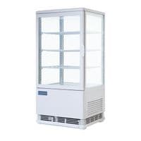 Polar C-Series Energy Efficient Curved Door Display Fridge White 86Ltr