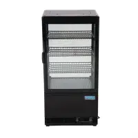 Polar C-Series Energy Efficient  Display Fridge Black 68Ltr