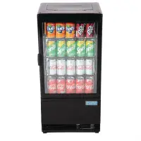 Polar C-Series Energy Efficient  Display Fridge Black 68Ltr