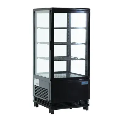 Polar C-Series Energy Efficient  Display Fridge Black 68Ltr