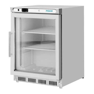Polar C-Series Undercounter Stainless Steel Display Freezer 129Ltr