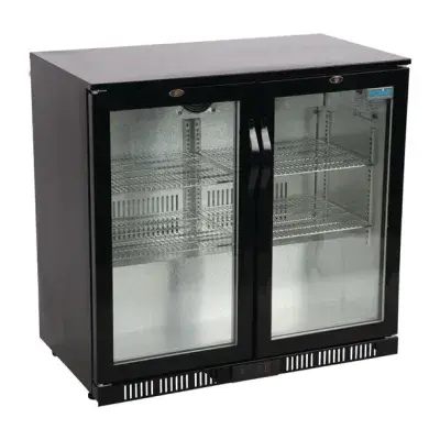 Polar G-Series Back Bar Cooler with Hinged Doors 198Ltr (850mm High)