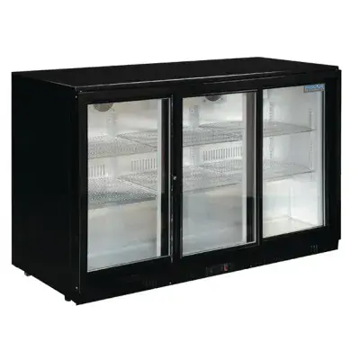 Polar G-Series Back Bar Cooler with Sliding & Hinged  Doors 330Ltr