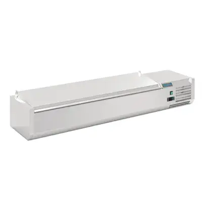 Polar G-Series Countertop Prep Fridge with Lid 7x 1/4GN