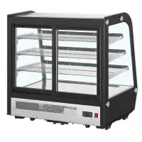Polar G-Series Rounded Glass Countertop Display Fridge 185Ltr