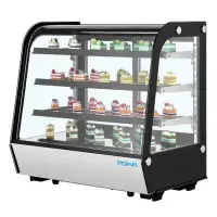 Polar G-Series Rounded Glass Countertop Display Fridge 185Ltr
