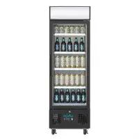 Polar G-Series Upright Display Fridge 218Ltr Black