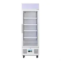 Polar G-Series Upright Display Fridge 218Ltr White