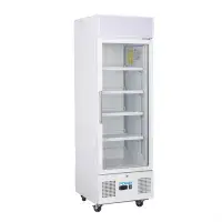 Polar G-Series Upright Display Fridge 218Ltr White