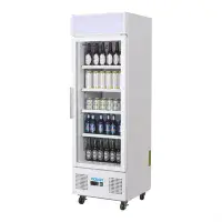 Polar G-Series Upright Display Fridge 218Ltr White
