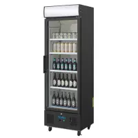 Polar G-Series Upright Display Fridge 368Ltr Black
