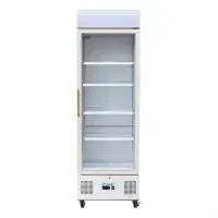 Polar G Series Upright Display Fridge 368Ltr White