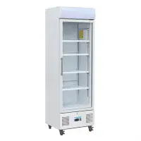 Polar G Series Upright Display Fridge 368Ltr White