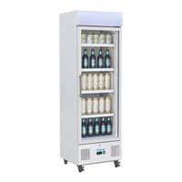 Polar G Series Upright Display Fridge 368Ltr White