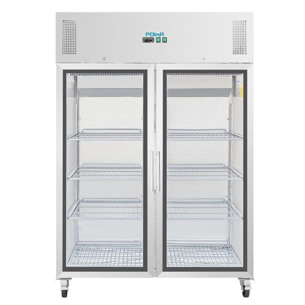 Polar G Series Upright Double Door Gastro Display Fridge 1200Ltr
