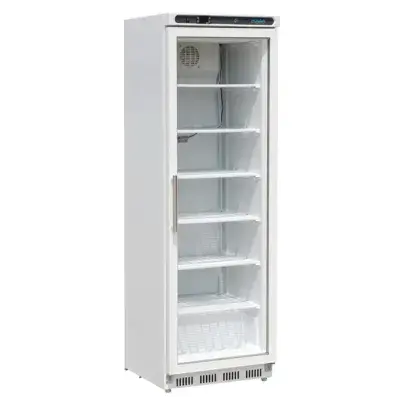 Polar Glass Door Display Freezer 365Ltr White